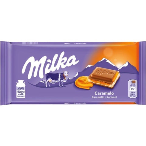 CHOCOLATE MILKA CARAMELO 100g