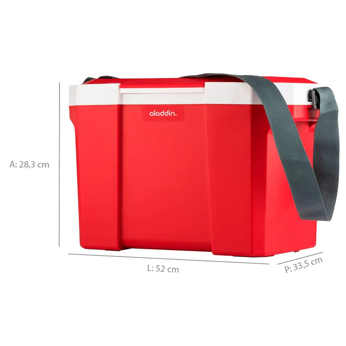 CAIXA TERMICA ALADDIN C/ALCA 24L AZUL – Mercado Serve Bem