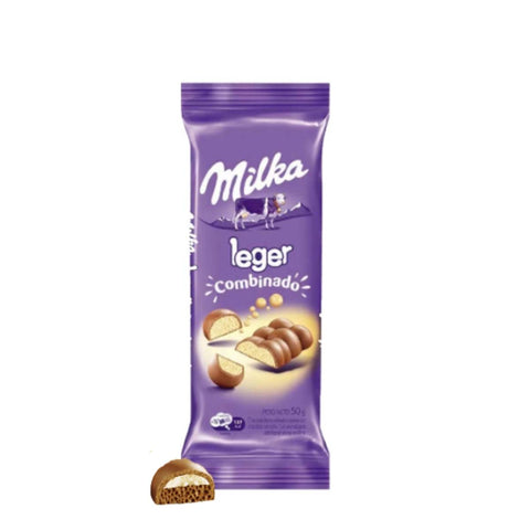 CHOCOLATE MILKA LEGER COMBINADO 50g