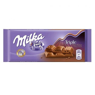 CHOCOLATE MILKA TRIPLE CHOCOLATE 90g