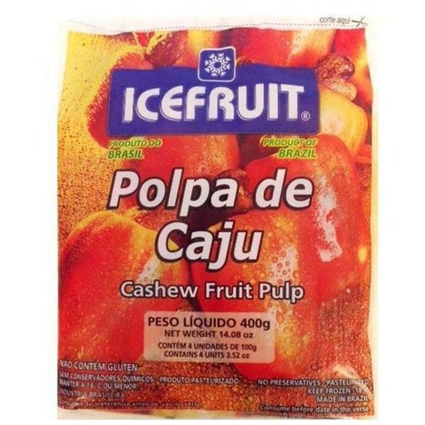 POLPA ICEFRUIT CAJU C/4 400g