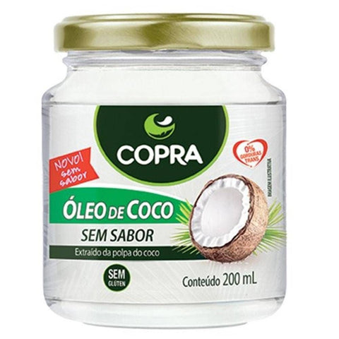 OLEO COCO COPRA S/ SABOR VD 200ml