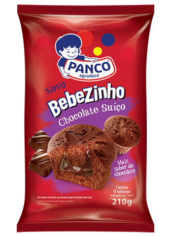 BOLO PANCO BEBEZINHO CHOCOLATE SUICO 210G
