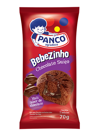 BOLO PANCO BEBEZINHO CHOCOLATE SUICO 70G