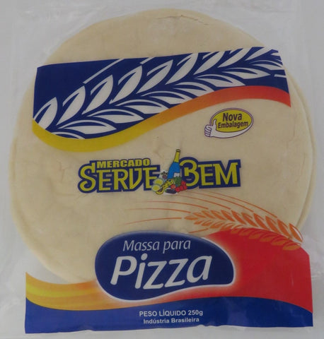 MASSA PIZZA SERVE BEM C/2 250g