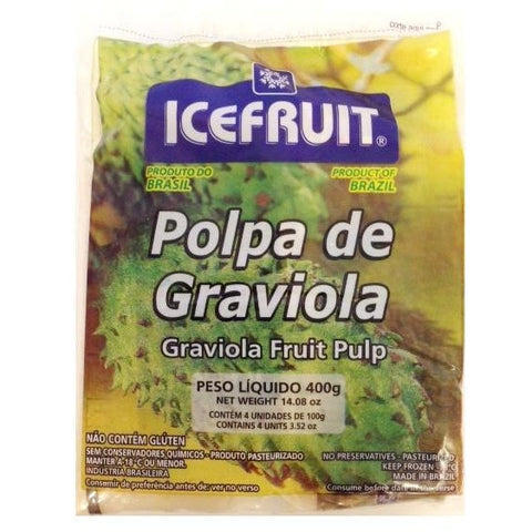 POLPA ICEFRUIT GRAVIOLA C/4 400G