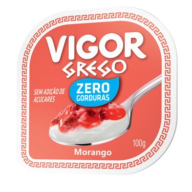 IOGURTE VIGOR GREGO ZERO MORANGO 90G