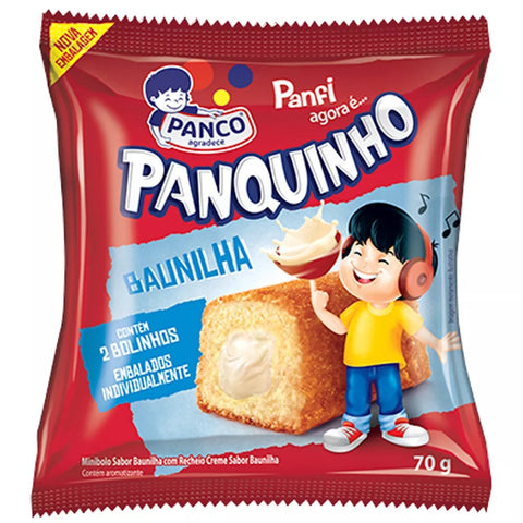 BOLO PANCO PANFI BAUNILHA 70G