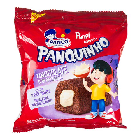 BOLO PANCO PANFI CHOCOLATE BAUNILHA 70G