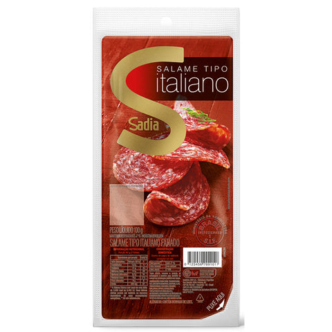 SALAME SADIA ITALIANO FAT 100g