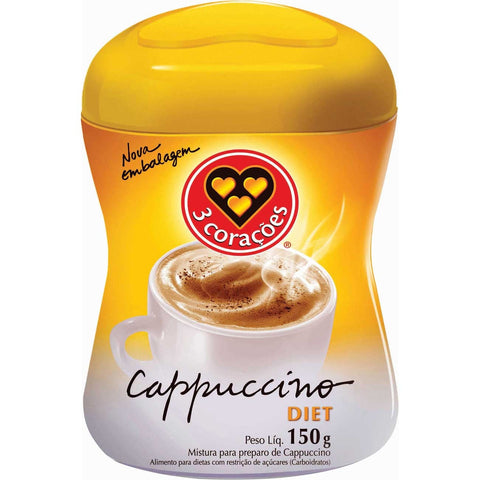 CAPPUCCINO 3 CORACOES DIET 150G