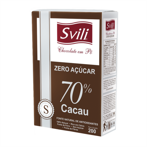 CHOCOLATE PO SVILI 70% CACAU 200G
