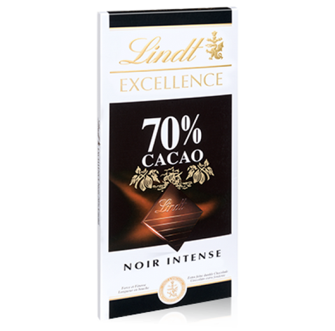 CHOCOLATE LINDT EXCELLENCE AMARGO 70% CACAU 100g