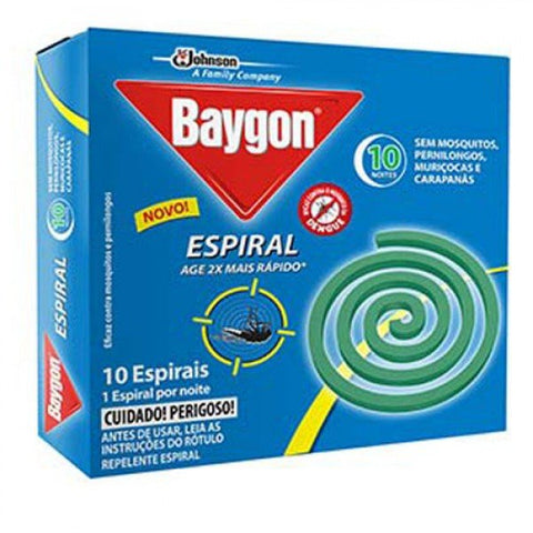 INSETICIDA BAYGON ESPIRAL C/10