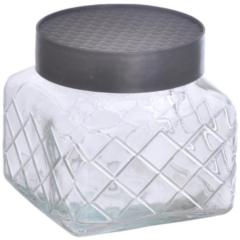 POTE VIDRO QUADRADO DIAMANTE 1l