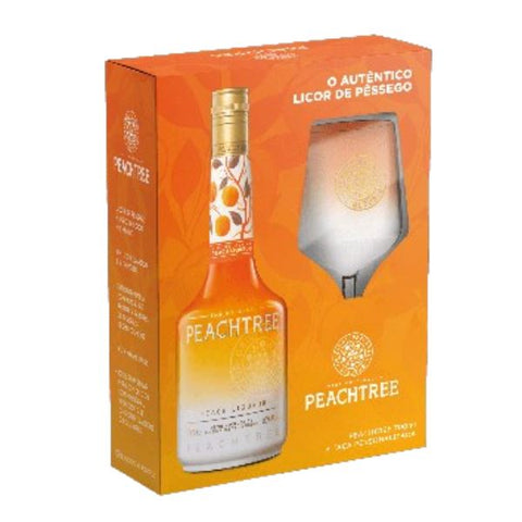KIT LICOR PEACHTREE 700ML + TACA