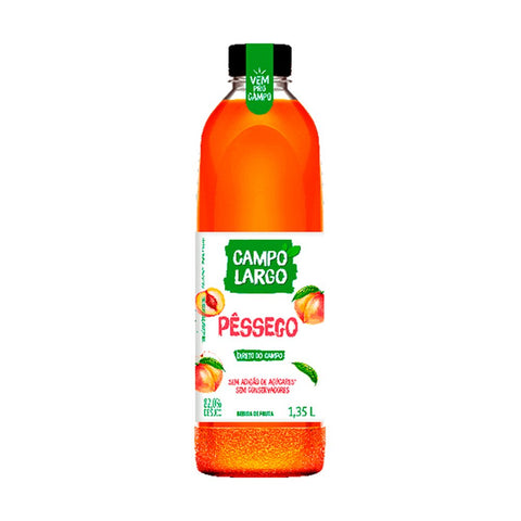 SUCO CAMPO LARGO PESSEGO 1,35L