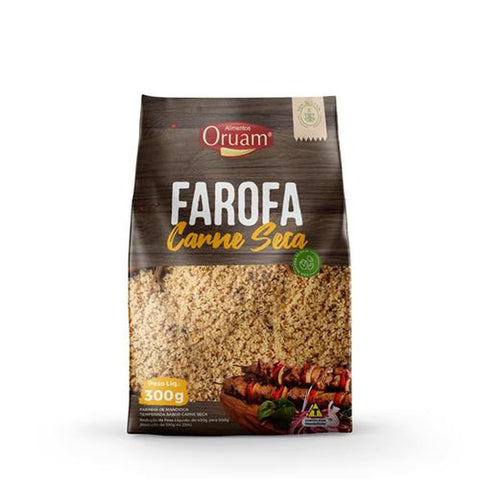 FAROFA ORUAM TEMPERADA CARNE SECA 400g