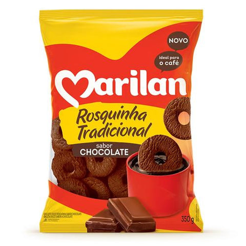 BISCOITO MARILAN ROSQUINHA CHOCOLATE 350g