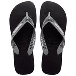 HAVAIANAS POWER LIGHT SOLID PRETO/CIN ACO 39/40