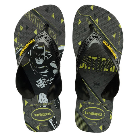 HAVAIANAS KIDS MAX HEROIS PRETO/AMARELO 31/32
