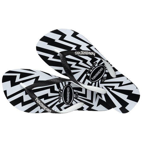 HAVAIANAS TOP CRASH MIX PRETO/BRANCO 39/40