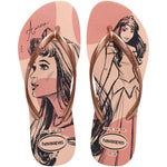 HAVAIANAS SLIM PRINC ROSA BALLET DOUR BLU 33/34