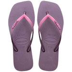 HAVAIANAS SLIM SQUARE GLITTER MALVA 39/40