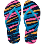 HAVAIANAS KIDS SLIM GLITTER MARINHO TURQ 35/36