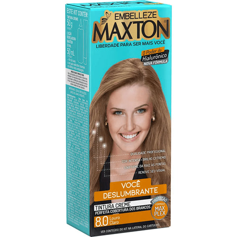 TINTA MAXTON  8.0 LOURO CLARO