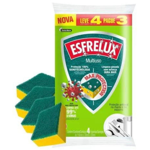 ESPONJA STA MARIA ESFRELUX MULTIUSO LV6 PG4