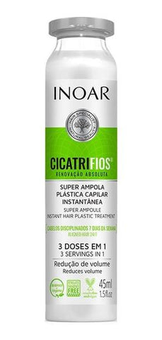 CREME DE TRATAMENTO INOAR CICATRIFIOS AMPOLA 3EM1 45ml