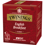 CHA TWININGS PRETO CLASSICS ENGLISH BREAKFAST 20g