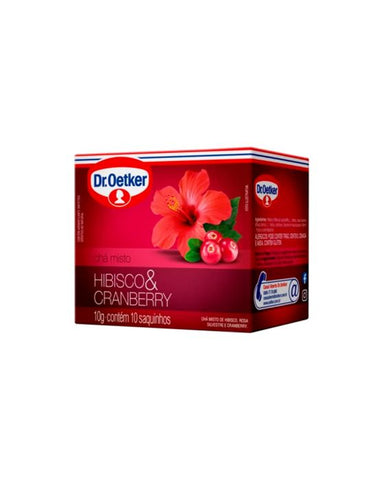 CHA DR OETKER MISTO HIBISCO CRANBERRY C/10 10g