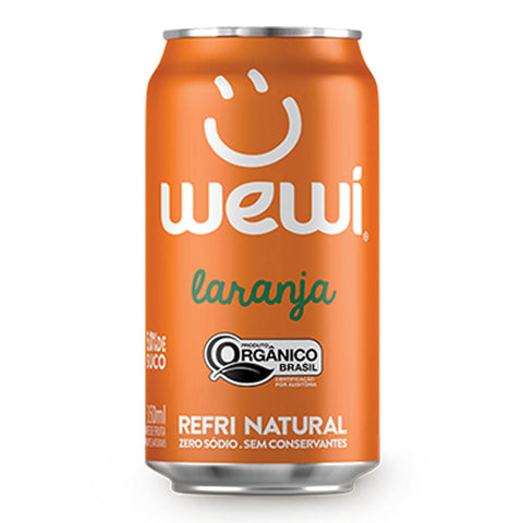 REFRIGERANTE WEWI LARANJA ORGANICO 350ml