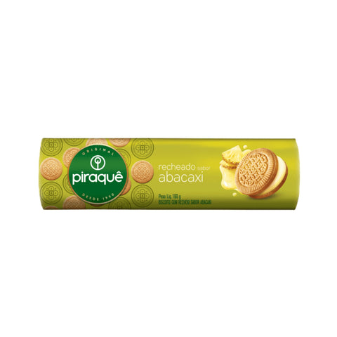 BISCOITO PIRAQUE RECHEADO ABACAXI 160g