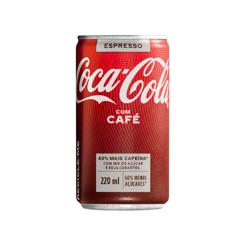 REFRIGERANTE COCA COLA PLUS CAFE ESPRESSO 220ML