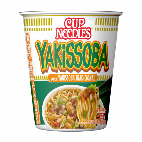 MACARRAO INST NISSIN CUP NOODLES 70g YAKISSOBA