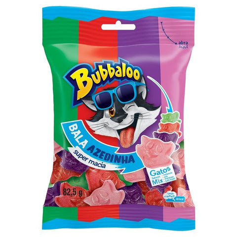 BALA BUBBALOO AZEDINHA 82,5G MIX