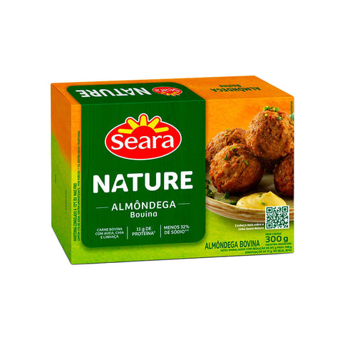 ALMONDEGA SEARA NATURE BOVINA 300g