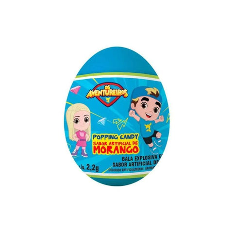 BALA GO PLAY P CANDY PO OVO 2,2G LUCAS N MORANGO