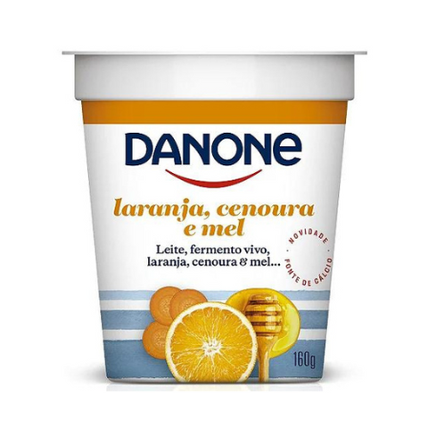 IOGURTE DANONE NAT CENOURA/LARANJA/MEL 160g