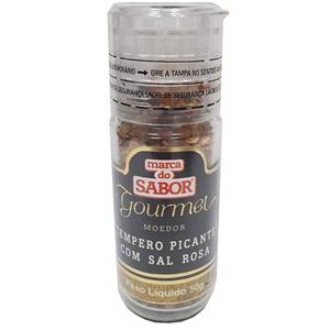 CONDIMENTO MARCA SABOR TEMP PICANTE SAL ROSA 50G