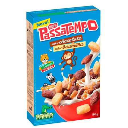 CEREAL NESTLE PASSATEMPO CHOC BAUNILHA 190g