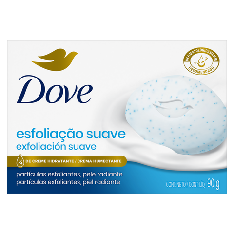 SABONETE DOVE ESFOLIACAO SUAVE 90G