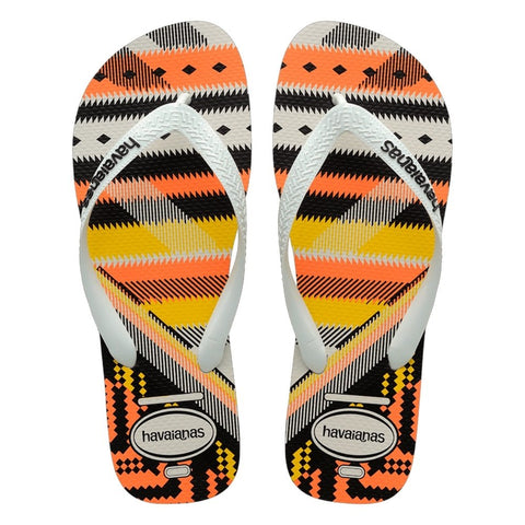 HAVAIANAS TREND BRANCO/AMARELO 41/42