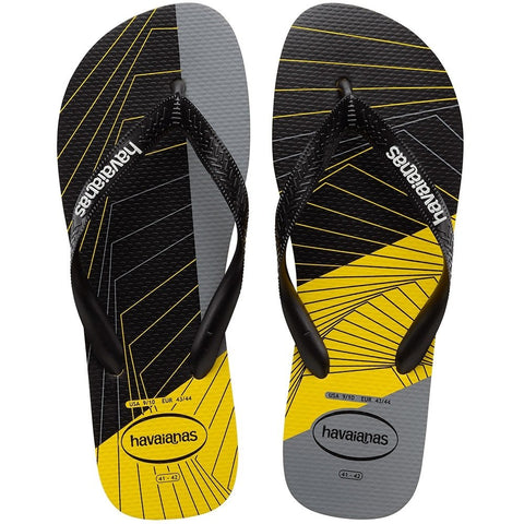 HAVAIANAS TREND AMARELO CITRICO/PRETO 41/42