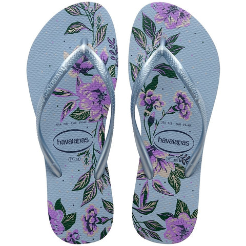 HAVAIANAS SLIM ORGANIC AZUL ASHLEY 39/40