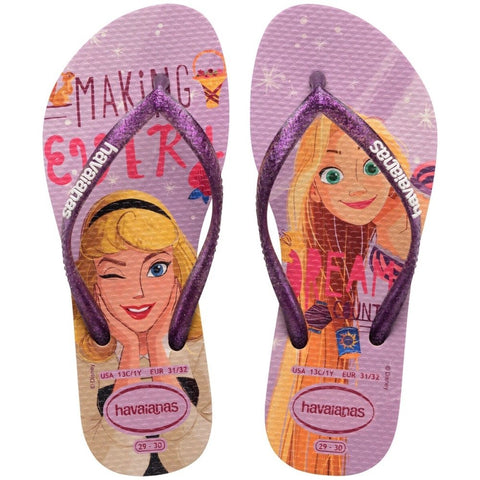HAVAIANAS KIDS SLIM PRINCESS BEGE PALHA 29/30