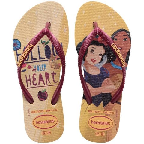 HAVAIANAS KIDS SLIM PRINCESS DOURADO 25/26
